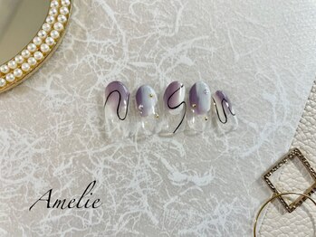 アメリ(Amelie)/ぬりかけ/ライン/エレガント