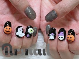 ハロウィンネイル