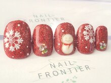 ネイルフロンティア 吉祥寺(NAIL FRONTIER)/Cキラキラ雪だるま11980円