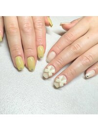 ワンカラー+パーツ2個