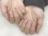 【オフ無料】チークネイル￥7,000→￥6,500