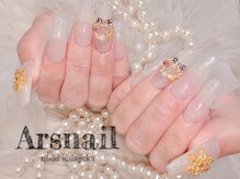 アルスネイル(Ars nail)/ホワイトラメワンカラー