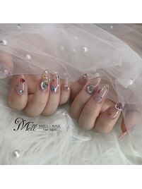 カラフルストーンネイル♪