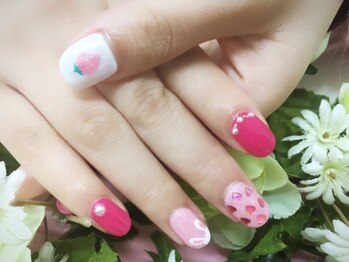 プルミエ ネイル(Premier Nail)/イチゴとウサギ☆ネイル