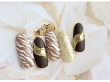 ネイルサロンフォーユー(for u)/アニマル×ミラー￥7980