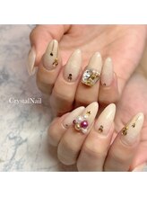 クリスタルネイル ボンベルタ橘店(CRYSTAL NAIL)/クリスマスネイル