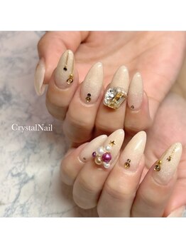 クリスタルネイル ボンベルタ橘店(CRYSTAL NAIL)/クリスマスネイル