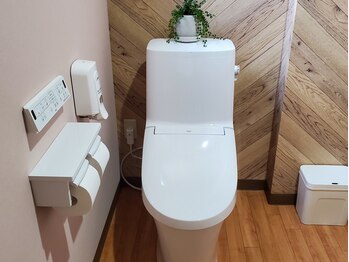 ふくだの樹になる施術院/広くて快適なこだわりお手洗い