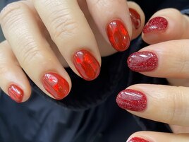 ハートホロネイル