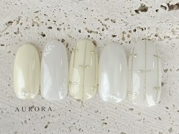 シルクパール　春ネイル　