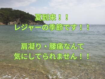 鍼灸院ネクストステップ(鍼灸院NextStep)の写真/レジャーの季節がやって来ました！思いっきり身体を動かしたい方へ鍼灸を提案