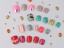 ネイルアンドアイラッシュ ビー 高宮店(Nail&Eyelash Bee)/フット付け放題