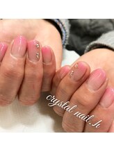 クリスタルネイル ゆめタウン博多店(CRYSTAL NAIL)/グラデーションネイル