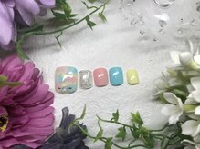 ネイルサロン&スクール ジーナ(GINA)/パステルカラー☆スイートネイル