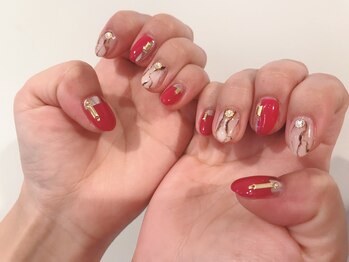 プティットスリール 西尾店(Petit Sourire)/☆大理石ネイル☆