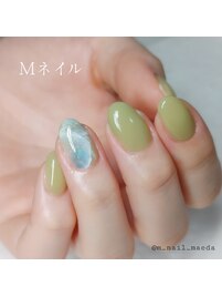 _大理石ネイル_