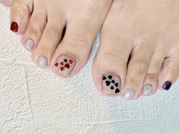 アトリエ グリッター(atelier glitter)/春に向けて今からフットネイル