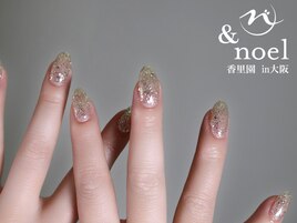 シルバー×ホログラムグリッター