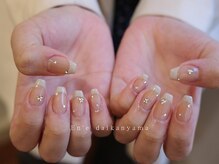 エン ダイカンヤマ(En'e daikanyama)/フレンチネイル×ストーン