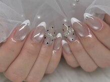 テネル 横浜(tener)/>>ワンホンネイルフレンチ♪