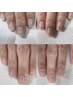 【hand】オフ込クリアジェルネイル¥8,000(ウォーターケア＊ハンドマッサージ)