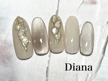 ディアナ ひたちなか高場店(DIANA)/定額ネイル　7700円　A-163