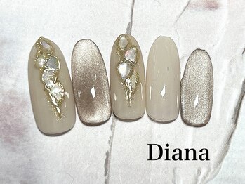 ディアナ ひたちなか高場店(DIANA)/定額ネイル 7700円 A-163