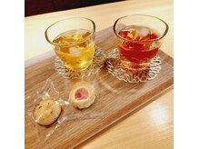 咲(emi)の雰囲気（ファーストドリンクとアフタードリンクでホッと一息）