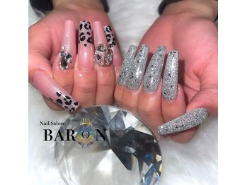 バロン 新宿店(BARON)/シンプルギャルネイル