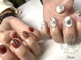 アシメニュアンスネイル