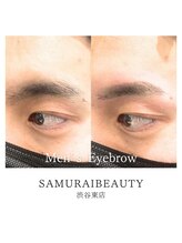 サムライビューティー 渋谷東店(SamuraiBeauty)/メンズ眉毛サロンで一重でも