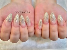 ココロバ ネイルアンドビューティーサロン(COCOLOBA)/シルバーラメグラデーション☆