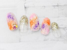 【NEW】タイダイネイル
