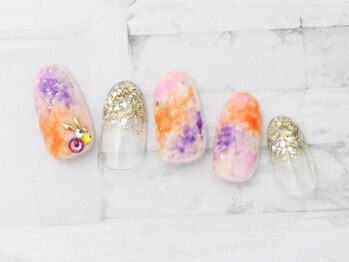 キャンアイドレッシー ヨコハマ元町店(Can I Dressy)/【NEW】タイダイネイル