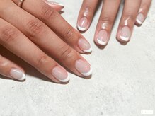 プルメリア(Plumeria)/【ハンド】ニュアンス×フレンチ