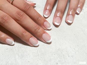 プルメリア(Plumeria)/【ハンド】ニュアンス×フレンチ