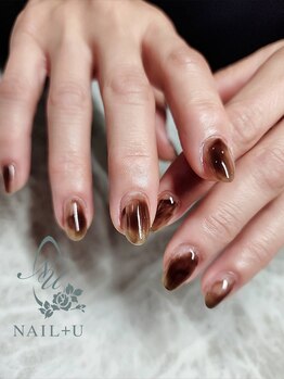 ネイルプラスユウ(NAIL+U)/クールなニュアンスネイル