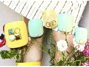 ネイルサロン クランベリー(Cranberry)/35.大人女性のフットネイル