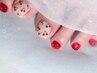 【FOOT】親指アートコース★《春から綺麗な足元に♪》（#フットネイル）