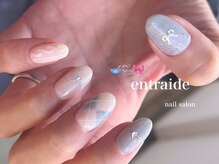 アントレッド(entraide)/アーガイルリボンネイル