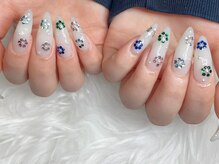 ネイルアルバ(Nail ALBA)/フラワーネイル