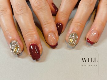 ネイルサロン ウィル 恵比寿(will)/ボルドーネイル