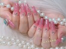 長さだしワンカラーラメグラ7980