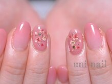 ユニネイル(uninail)/押し花ネイル