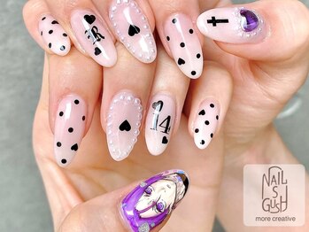 ネイルズガッシュ 溝の口店(NAILs GUSH)/痛ネイル/ガーリー/地雷量産