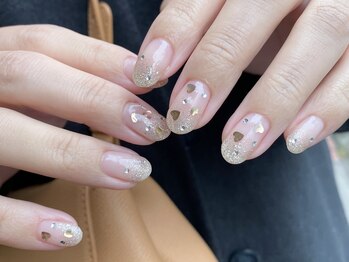 ネイルアルケー(Nail ARCHE)/ハートホロネイル