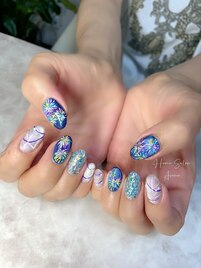 夏祭りネイル