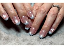 テンプテーション ネイル スタジオ(Temptation nail studio)/血色マグ×パステルフレンチ