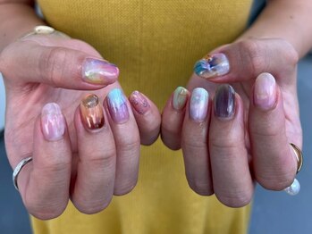 ザ コモン ネイル恵比寿(the common nail)/やり放題/カラフルニュアンス