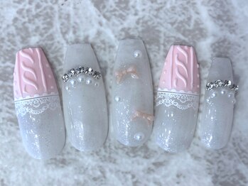 マイフェアレディ 今池(MyFairLady)/うるうるホワイトラメネイル